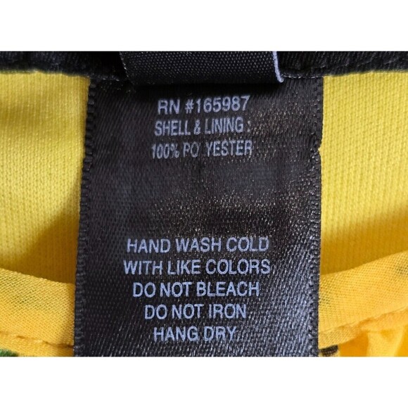 Womens Floral Asymmetrical Chiffon Dress 8 Butter Yellow Country Boho Bloomcore - Picture 9 of 9